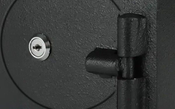 Cerradura de llave y bisagra soldada del cofre